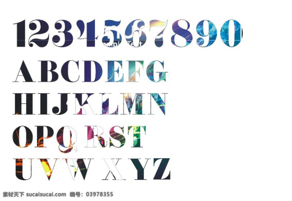 特殊字体 英文字母设计 创意字体 英文字体 美工必备 高档字体 广告字体 海报字体