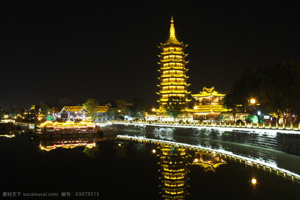 国师塔 清江浦 南船北马 古建筑 夜景 淮安 建筑园林 建筑摄影
