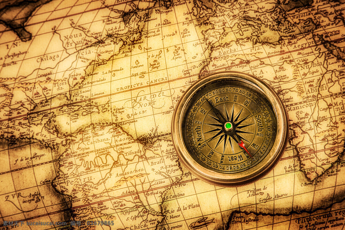 复古 地图 指南针 复古怀旧 航海地图 航海用品 其他类别 生活百科 黄色