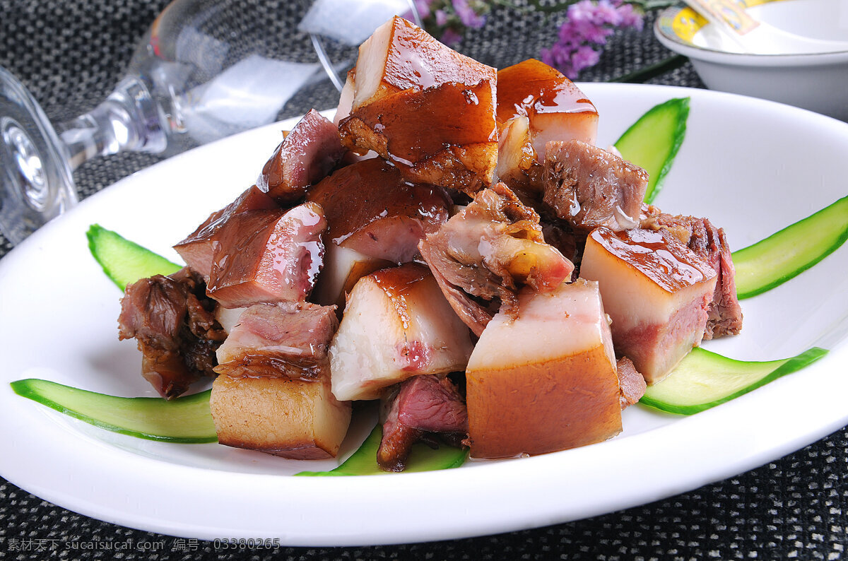 陕北猪头肉 凉拌猪头肉 葱香猪头肉 香菜拌猪头肉 麻辣猪头肉 菜品图 餐饮美食 传统美食