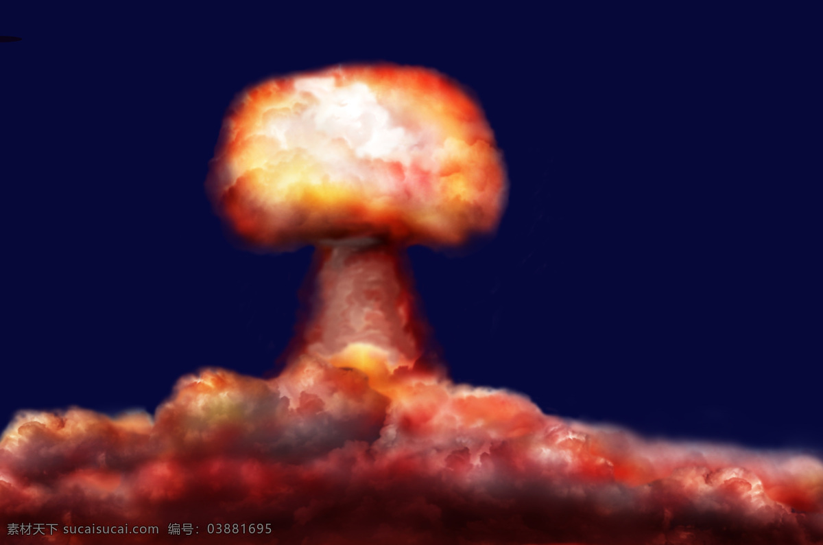 原子弹 核爆炸 原子弹爆炸 炸弹 核武器 蘑菇云 其他类别 生活百科