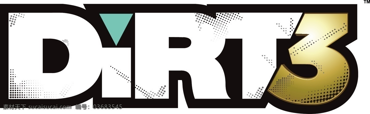 dirt 矢量 logo 赛车 克林麦克雷 尘埃3 dirt3 矢量图 其他矢量图