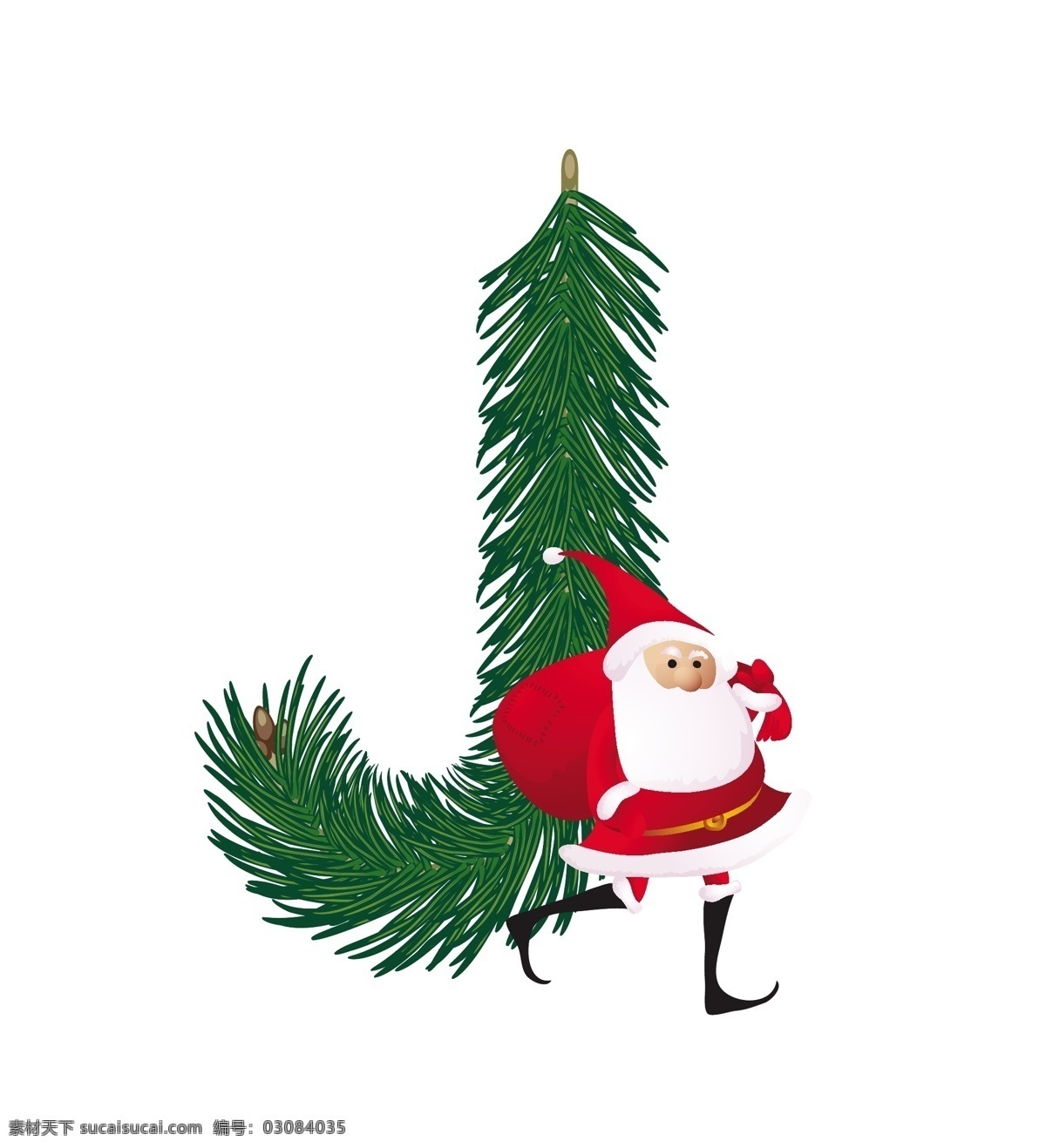 圣诞 装饰 杉树 abc 字母 j 矢量 有趣 圣诞老人 矢量图 日常生活