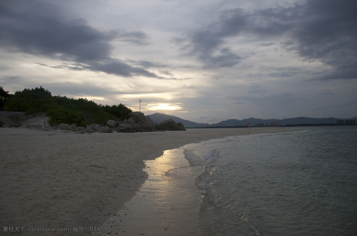 海南 蜈支洲岛 沙滩 黄昏 白云 国内旅游 海边 海滩 蓝天 旅游摄影 日落 南 蜈支洲 夕阳 psd源文件