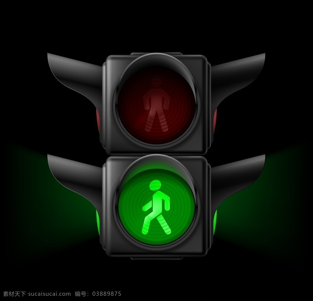 矢量 红绿灯元素 元素 红灯 绿灯 黄灯 过马路 看红绿灯 交通灯 信号灯 底纹边框 其他素材