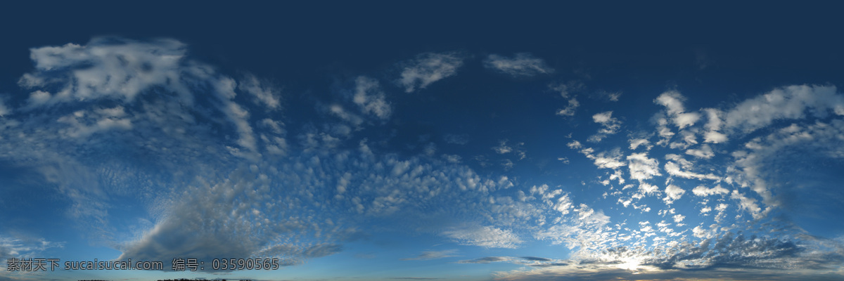 全景天空纹理 全景 高清图片 天空素材 背景素材 蓝天白云 自然景观 自然风景