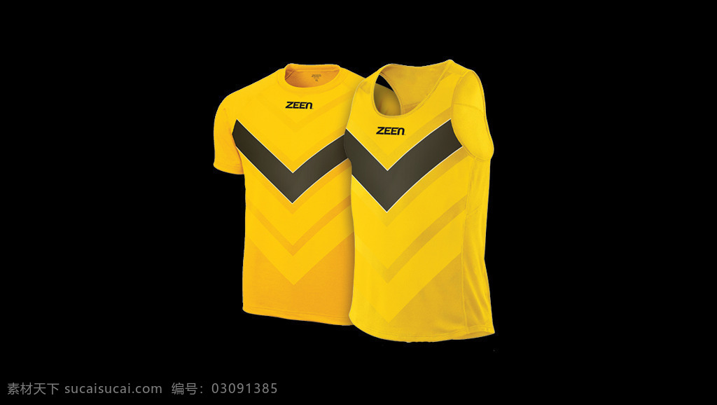 卡通 黄色 运动衫 元素 png元素 比赛 免抠元素 透明素材 衣服 运动