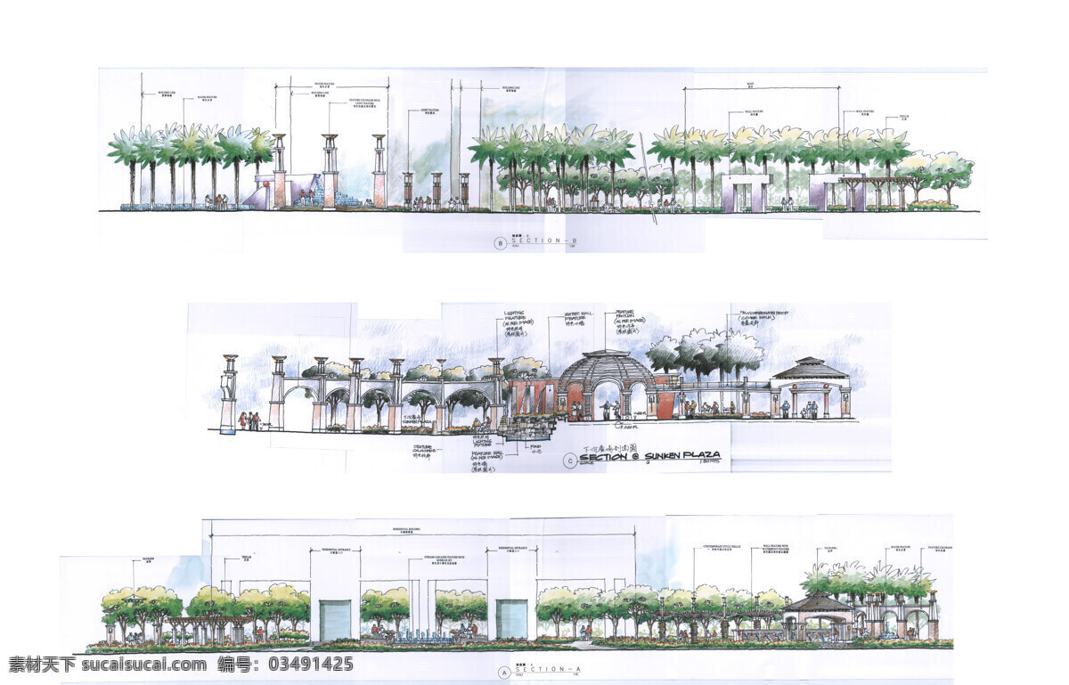 怡 景 丽苑 方案 手绘 3d建筑 建模 建筑效果图 模型 素描 透视图 园林建筑 园林景观 景观设计 园林 模板下载 手绘园林 家居装饰素材 园林景观设计