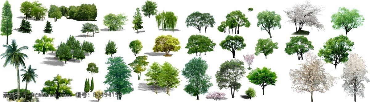 鸟瞰树 树木 人物 道路 花草 铺装 园林设计 环境设计 源文件