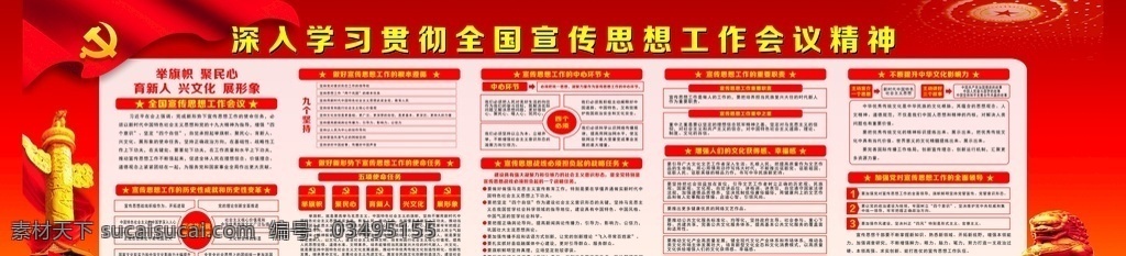 全国 宣传 思想 工作 全国宣传思想 工作会议精神 图解展板 图解全国 宣传思想工作 会议精神 宣传思想 工作会议 重要讲话 新时代宣传 思想工作解读 展板模板