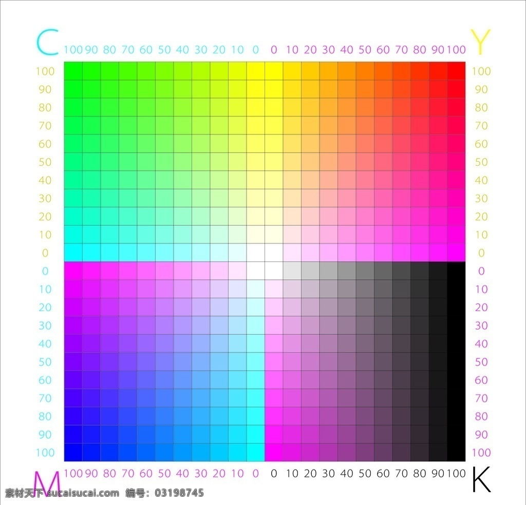 矢量色卡 矢量 色卡 多色