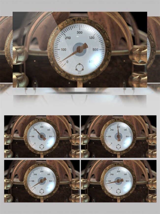 怀旧 钟表 高清 视频 白色钟表 怀旧钟表 怀旧时光 特效视频素材 古董物品 生活 实用 背景