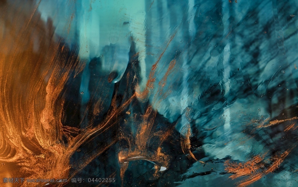 冰与火 燃烧 火焰 暖色 冷色 抽像 混合 渲染 抽像背景 底纹边框 抽象底纹