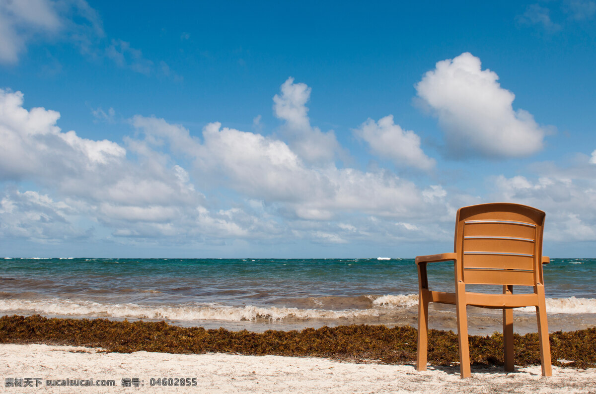 在沙滩椅 青色 天蓝色