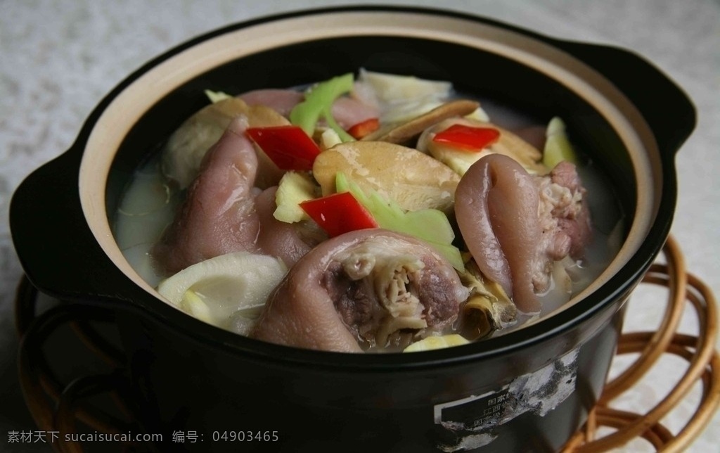 咸猪爪河蚌煲 咸猪爪 猪爪 河蚌 煲类 菜谱 菜肴 餐饮 美食 传统美食 餐饮美食