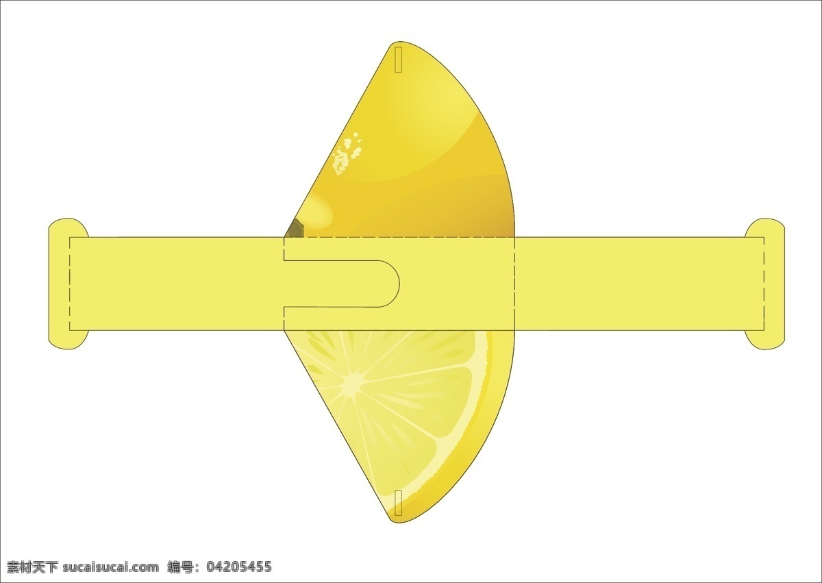 包装设计 柠檬 糖果包装盒 柠檬矢量素材 柠檬模板下载 三角包装盒 糖果盒 柠檬黄 矢量 矢量图 其他矢量图