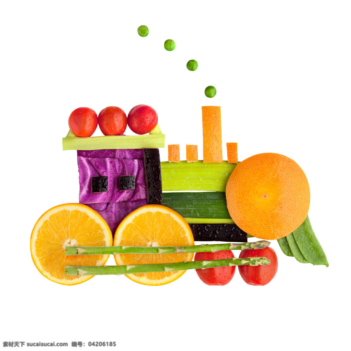 创意 火车 另类图片 创意火车 另类火车 小火车 粘贴画 蔬菜 果蔬 手工制作 手工作品 柠檬片 圣女果 水果 图片大全 高清图片 生物世界