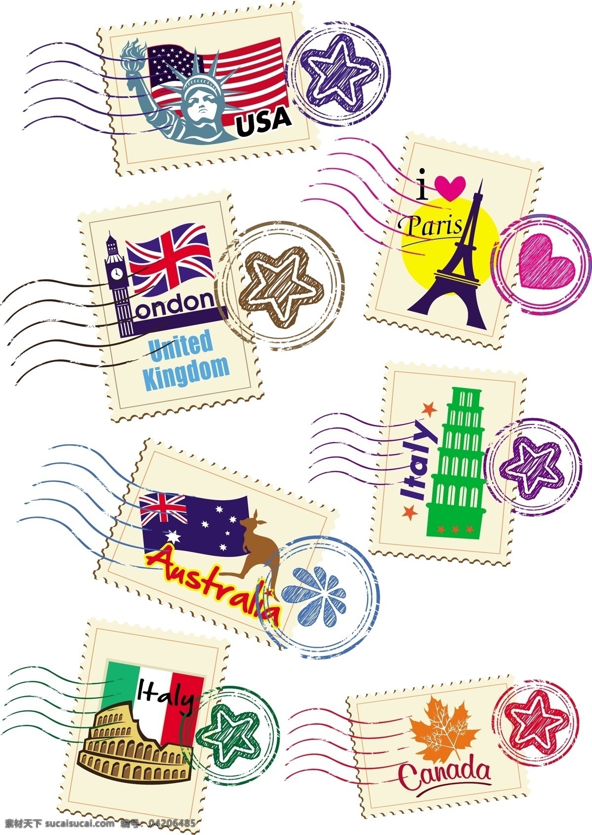 邮戳 欧洲游 印章 边框 旅游 邮票印章 邮票 古典 旅游出国邮戳 盖章 世界各地邮戳