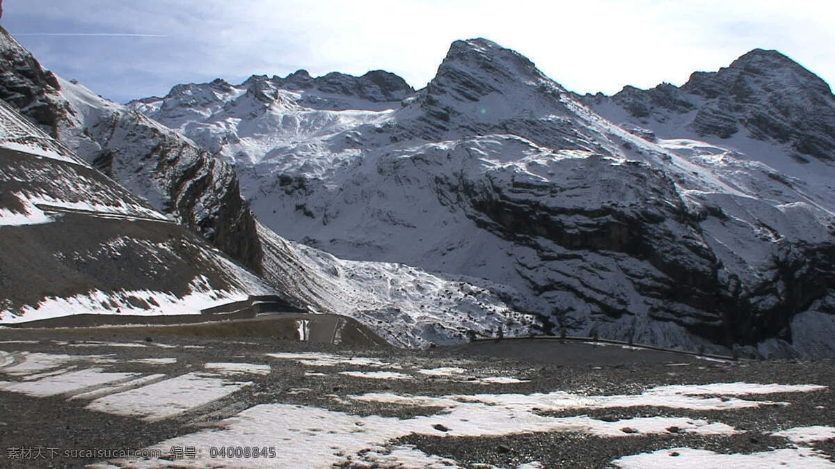 意大利 传球 雪山 西 股票 视频 风景 景观 山 雪 阿尔卑斯山 山多 通过 其他视频
