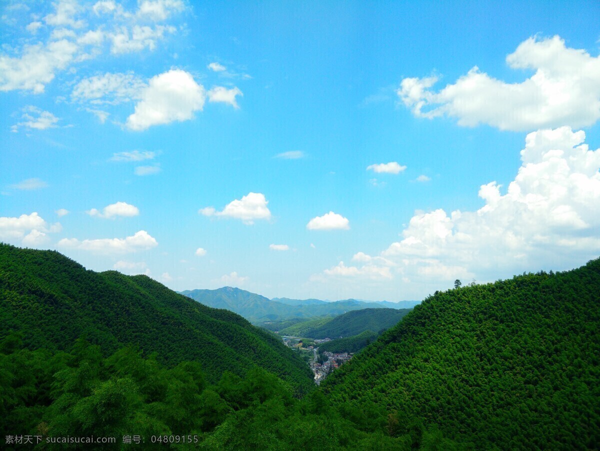 山间的村庄 山 村庄 天空 美丽的河山 大美祖国 自然景观 山水风景 青色 天蓝色