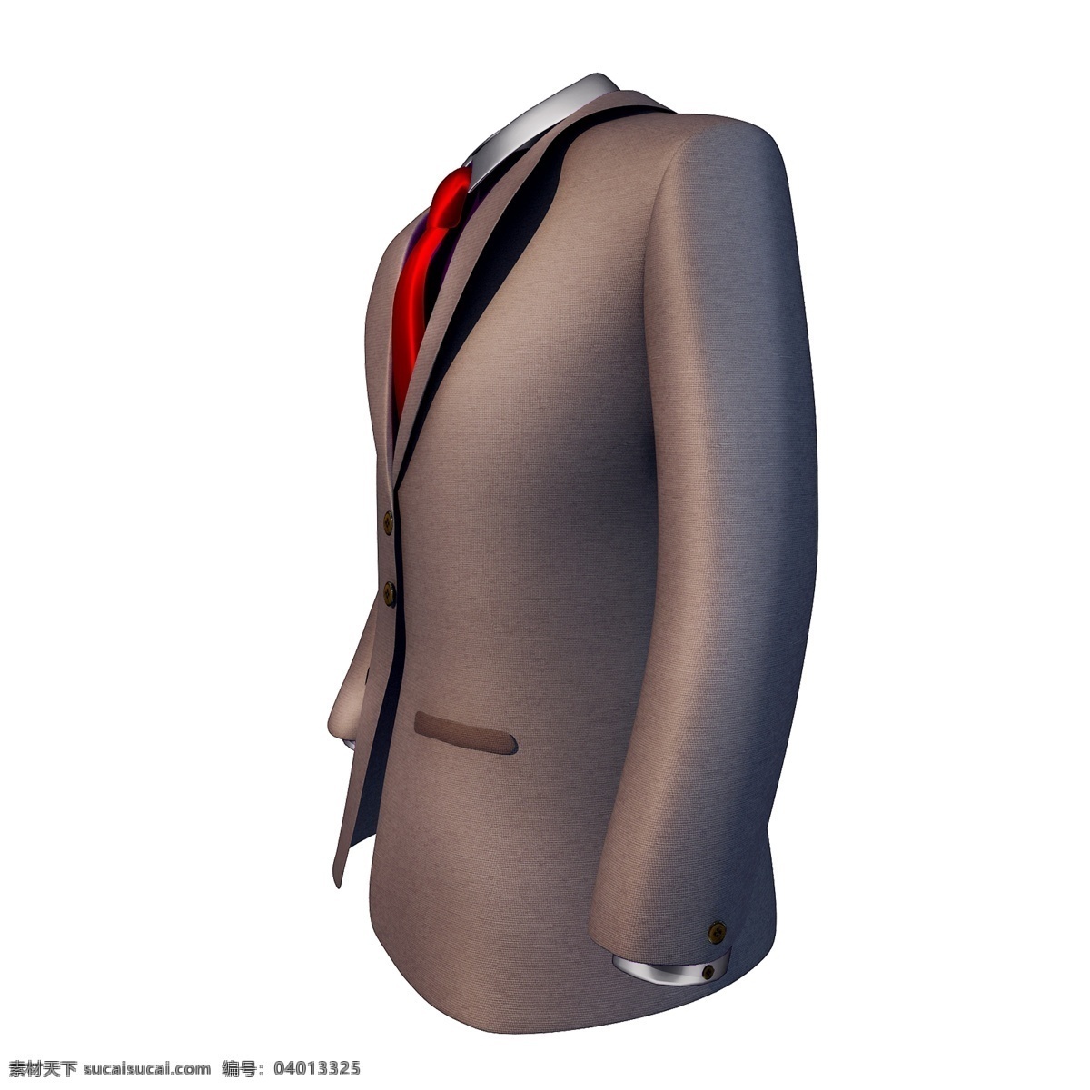 质感 棕色 西装 图 父亲节 新衣服 礼物 立体 仿真 3d 精致 领带 创意 套图 png图