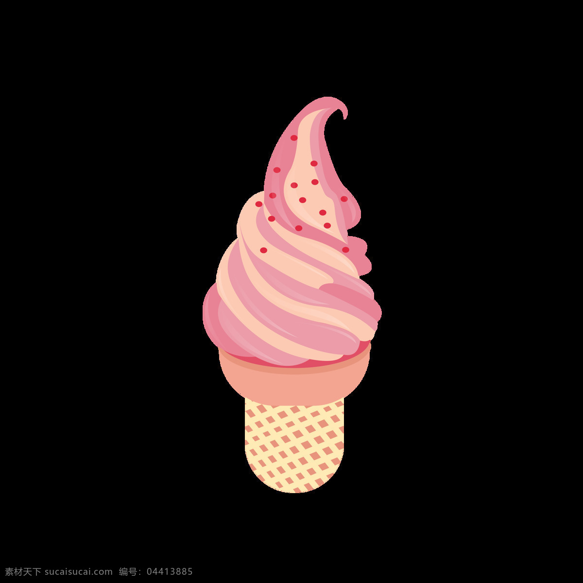 矢量 夏天 元素 卡通 冰淇淋 元素设计 美味 甜点