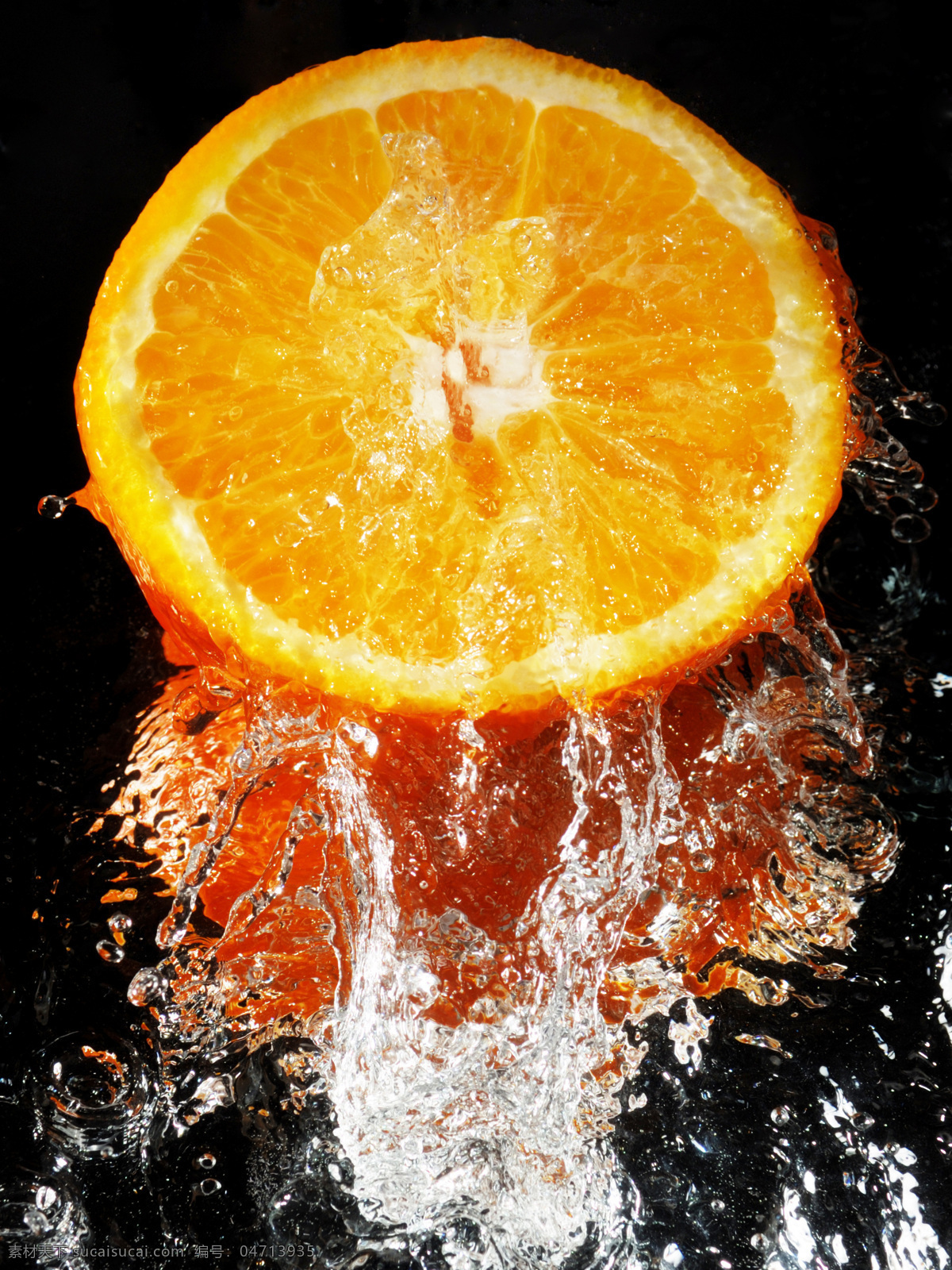 水果 水花 新鲜水果 动感水花 水花与水果 溅起 水滴 水珠 橙子 摄影图 水果图片 餐饮美食