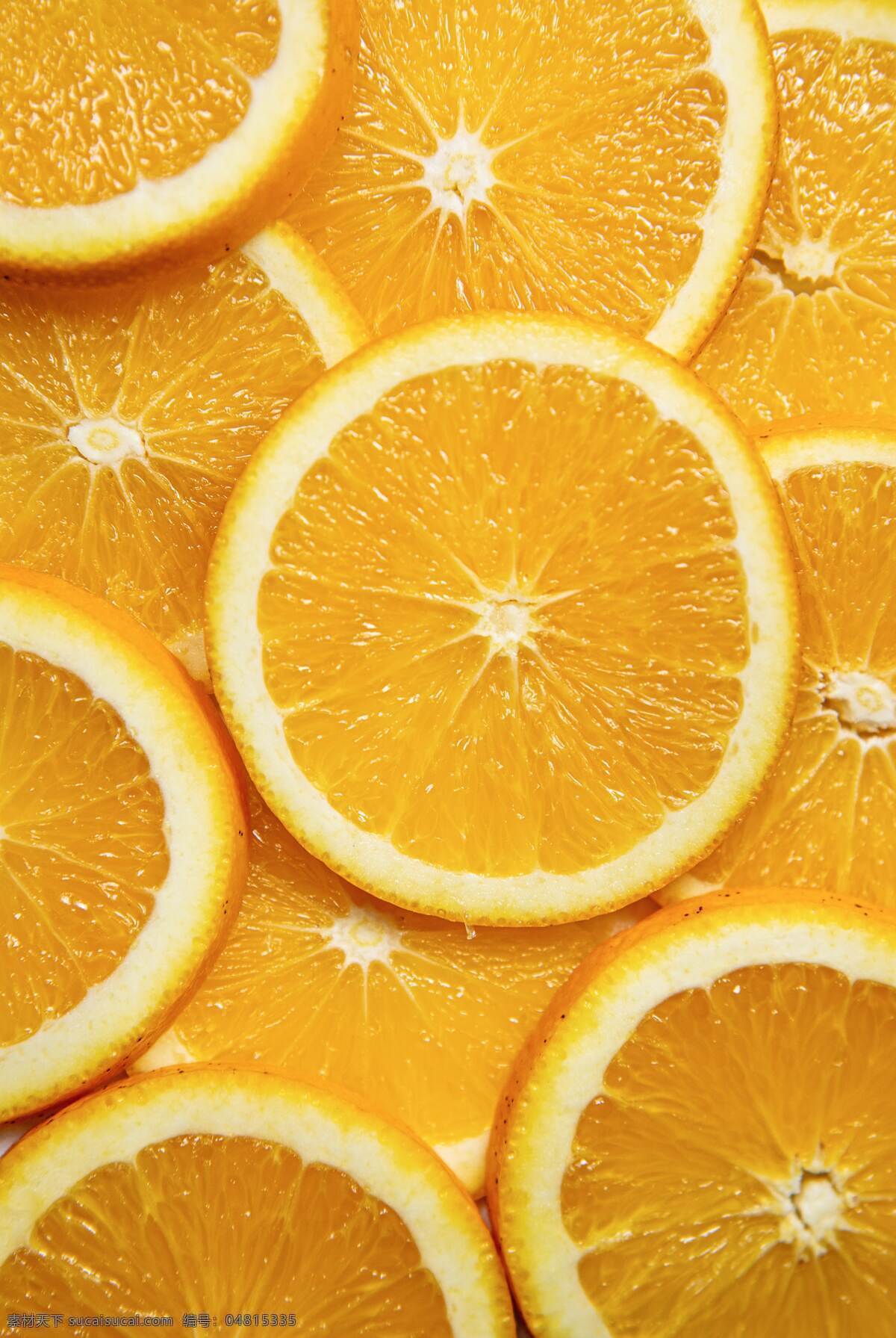 橙子切片 切片 橙子 橙 水果 瓜果 橙色 新鲜 自然 天然 食物 美食 生物世界