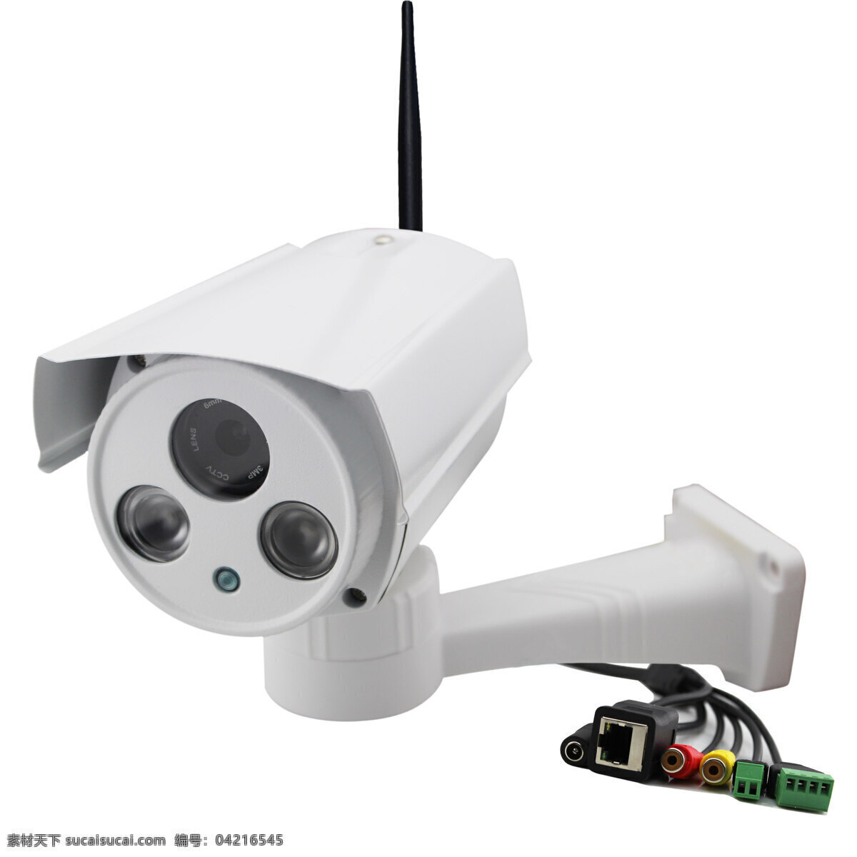 带云台枪机 无线摄像机 无线 监控 安防 高清图 云台 枪机 ipcamer 工业生产 现代科技 产品图