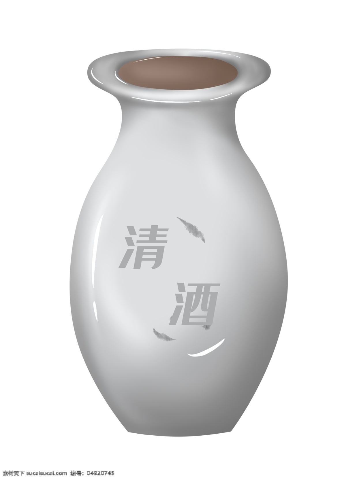 精致 日式 酒杯 插画 白色的酒杯 小酒杯 日本酒杯 卡通容器插画 精美的容器 容器插画 装酒容器
