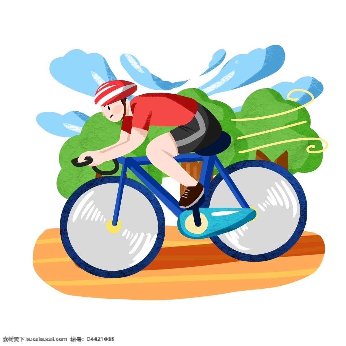 骑车 健身 小 男孩 运动健身插画 骑车健身 健身的小男孩 骑车的小男孩 卡通人物 蓝色的单车