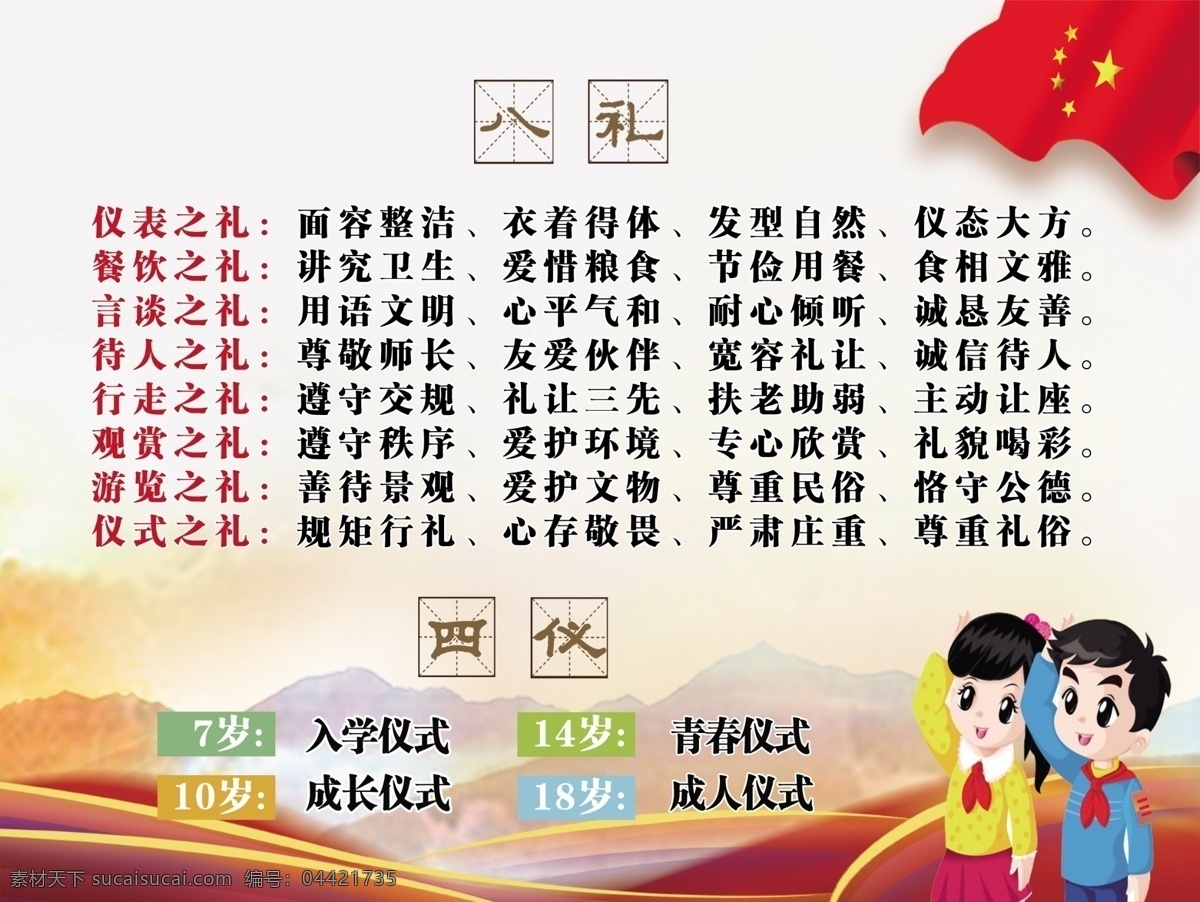 八礼四仪 八礼 四仪 异型 校园 文化 分层
