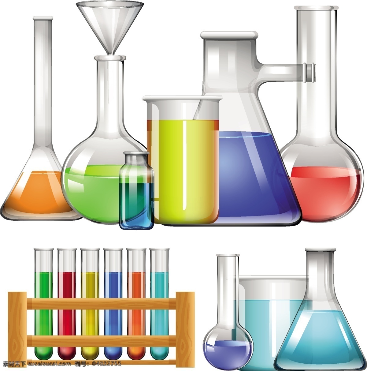 科学 元素 集合 颜色 化学 测试 试管 收集 套装 有色