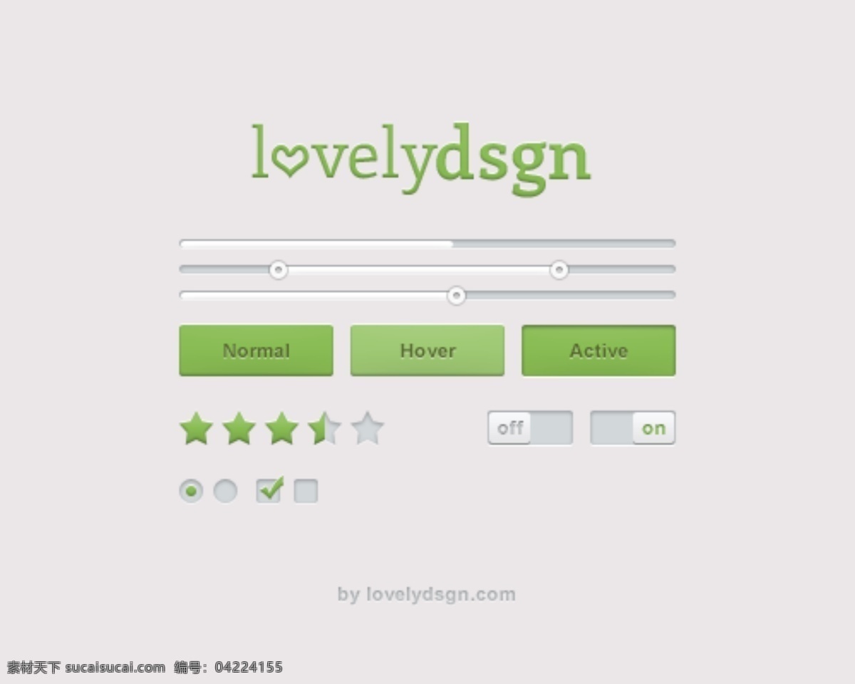 控件 ui免费下载 icon 开关 绿色 选择 网页素材 网页模板