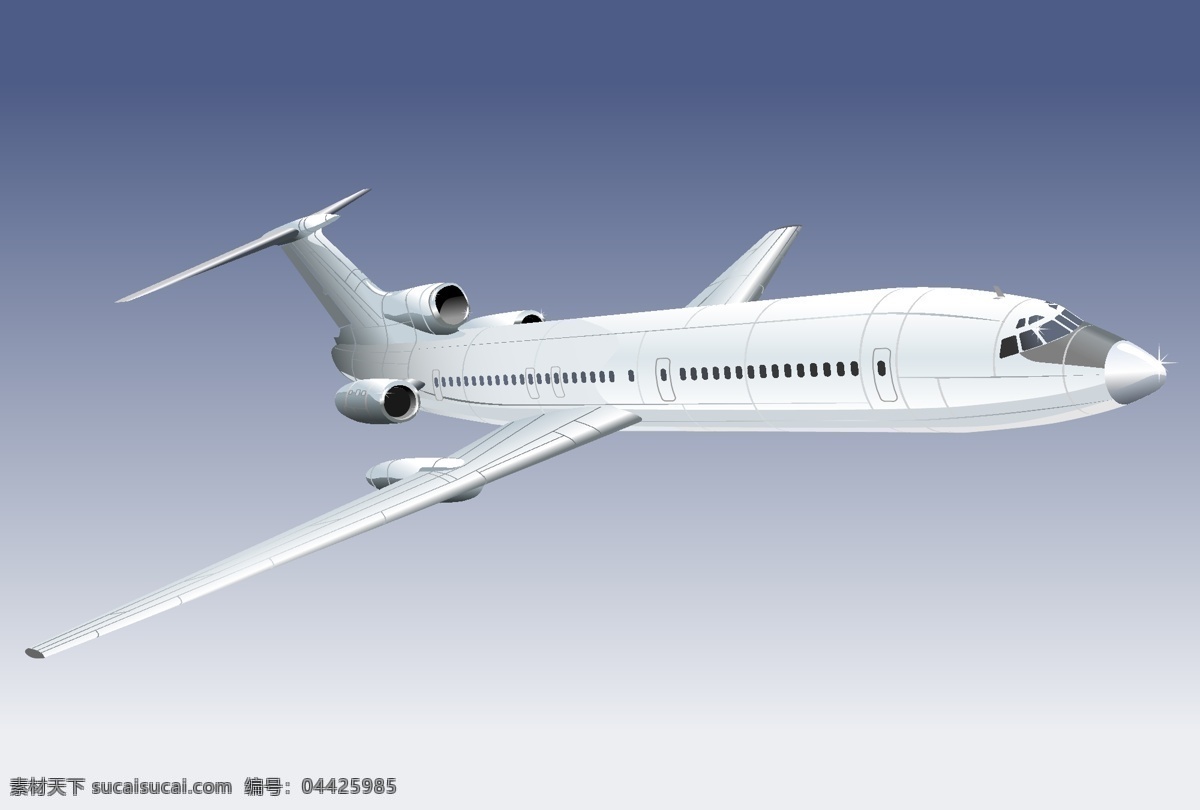 飞机 航天飞机 客机 喷气式飞机 矢量飞机 卡通飞机 交通工具 现代科技 矢量素材 白色