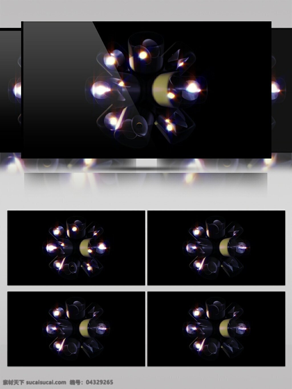 高清 美丽 常见 灯光 视频 动态视频素材 高清视频素材 花瓣形状 花朵 视频素材
