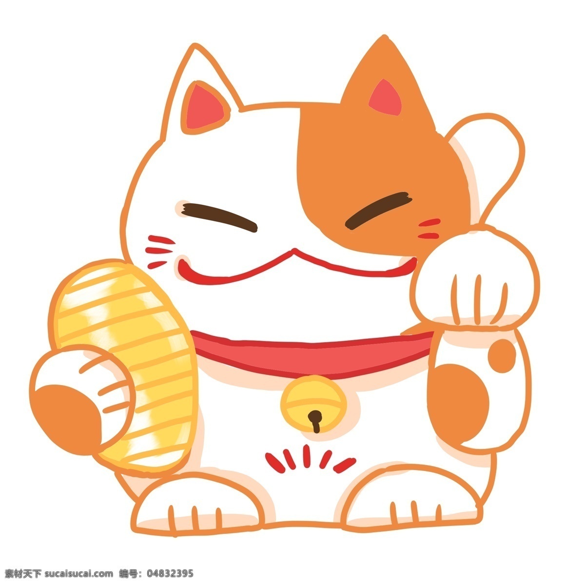 日本 招 财 猫 插画 日本招财猫 卡通插画 日本插画 日本用品 日本特产 日本专供 可爱的招财猫