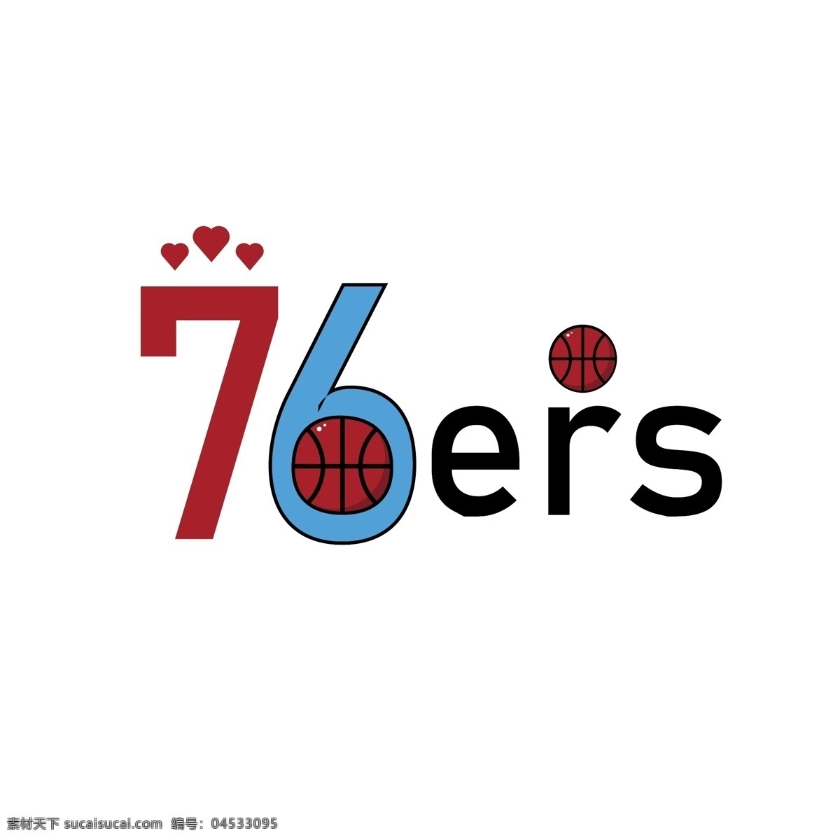 nba 人 队 装饰 图案 标志 76人 篮球队 装饰图案 篮球元素