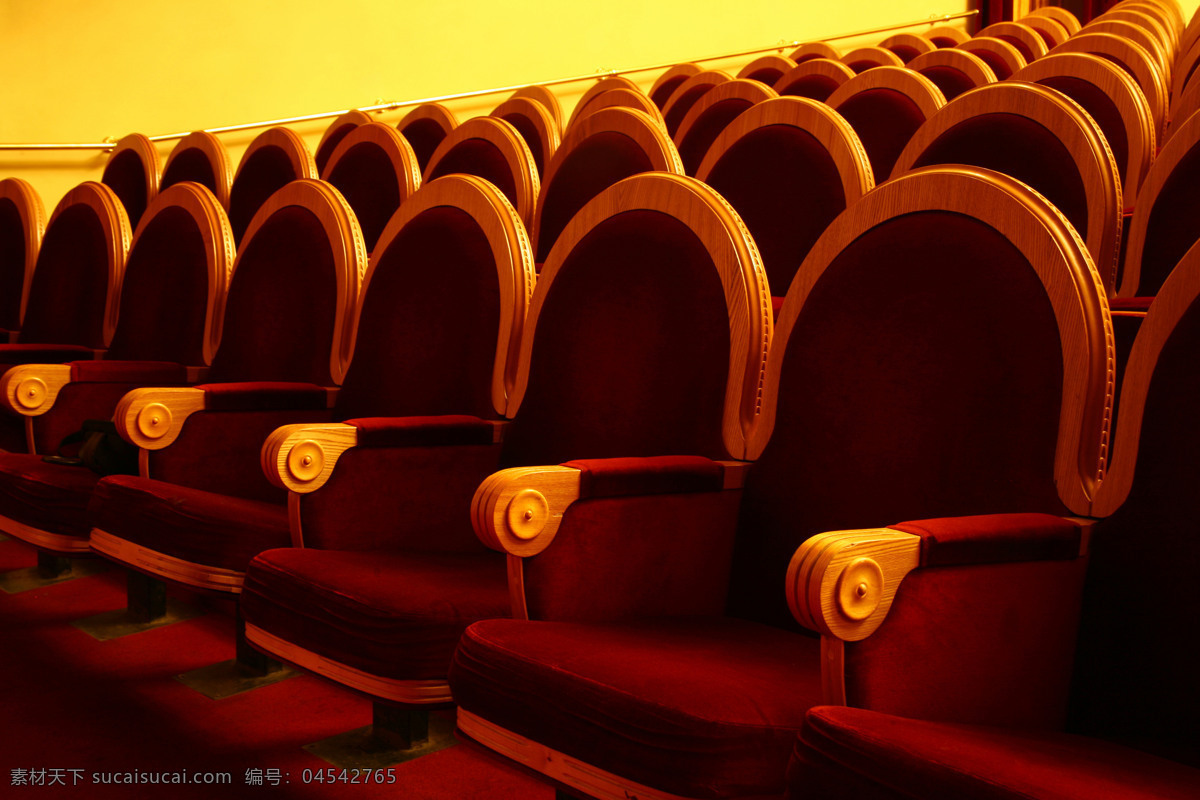 剧院 里 座位 空荡 剧场 椅子 坐椅 电影院 沙发 整齐 排列 摄影图 高清图片 室内设计 环境家居