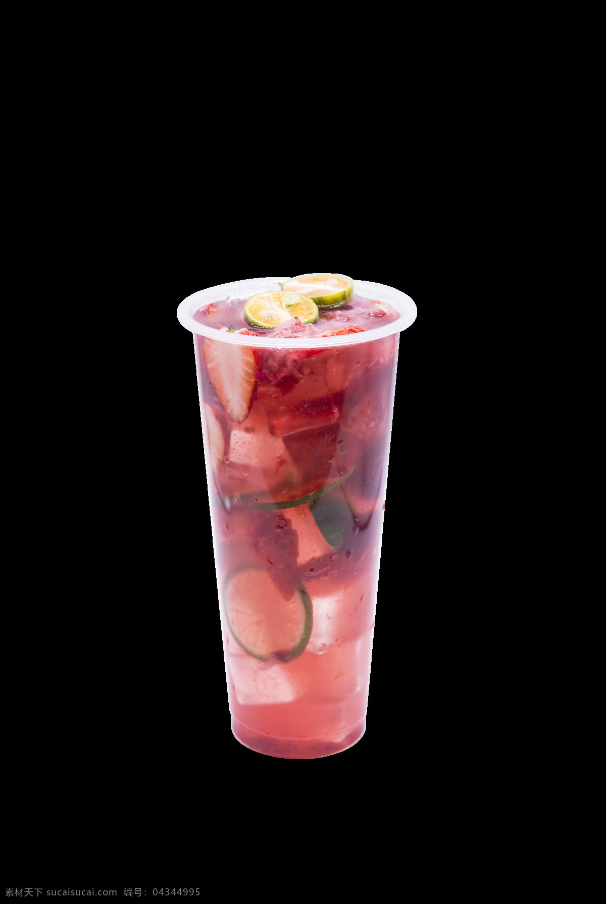 草莓水果茶 免扣素材 水果茶 免扣 一杯柠檬 柠檬 奶茶 饮品 夏季 夏季饮品 分层