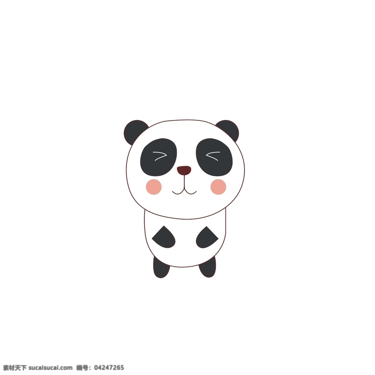 原创 手绘 卡通 动物 熊猫 手绘熊猫 卡通熊猫 小动物 国宝 可爱动物