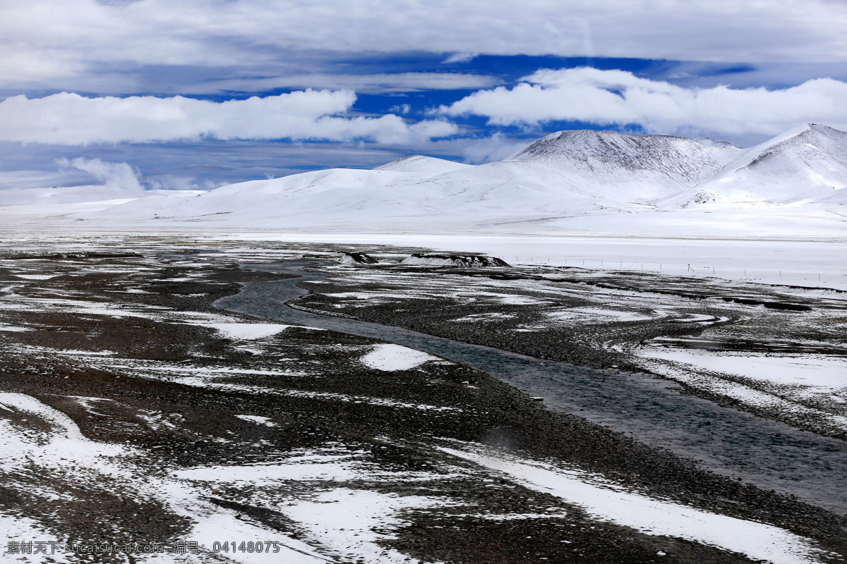 唐古拉山 青藏线 雪山 草原 青藏高原 山水风景 自然景观
