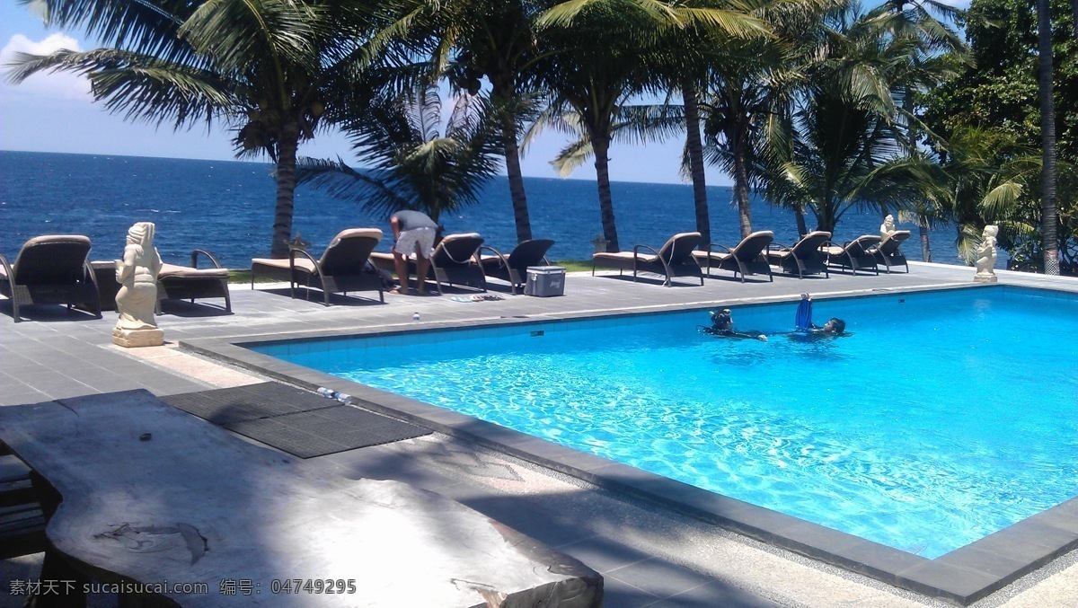 巴厘岛风景 巴厘岛 海边 度假 酒店 泳池 风光 自然景观 自然风光