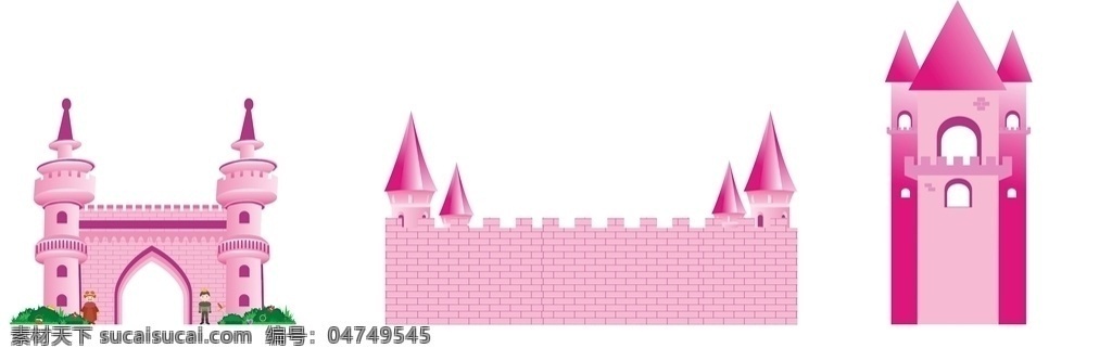 卡通城堡 卡通 城堡 欧式 儿童 节日氛围 国内广告设计