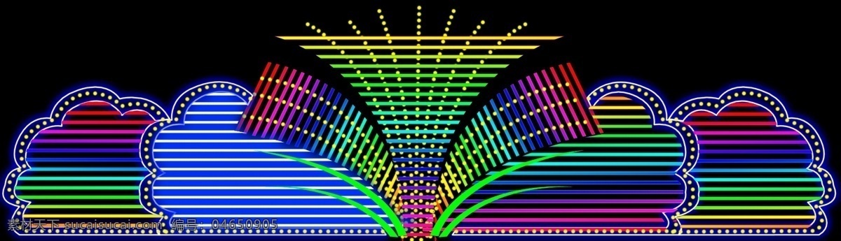 霓虹灯 效果图 分层 门头招牌 源文件 招牌 大型 霓虹灯模板 霓虹灯专集 装饰素材 灯饰素材