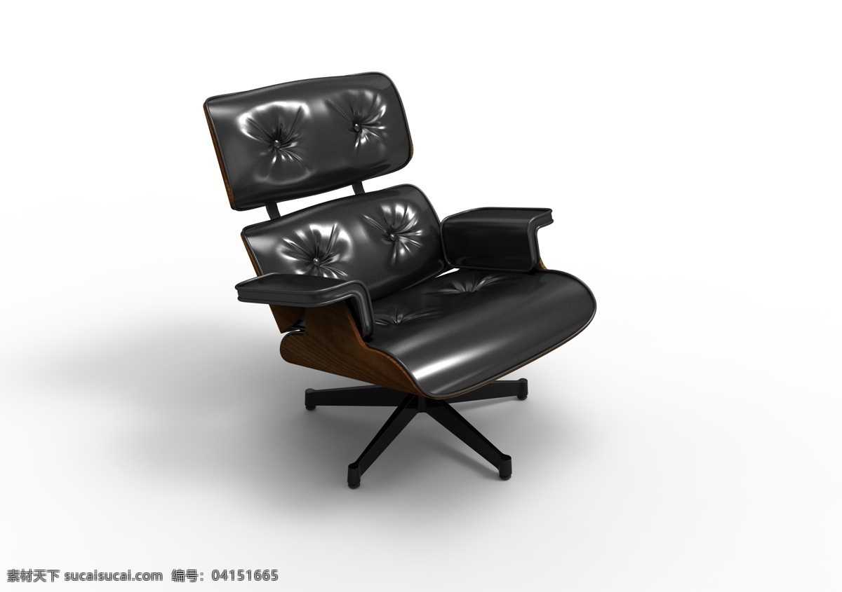 黑色 图标 灯 经典 潘 休息室 椅子 aj 埃姆斯 3d模型素材 家具模型