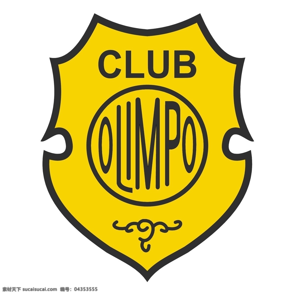 免 费奥 林波 俱乐部 de 巴伊亚 布兰卡 标志 奥林 波 自由 白色