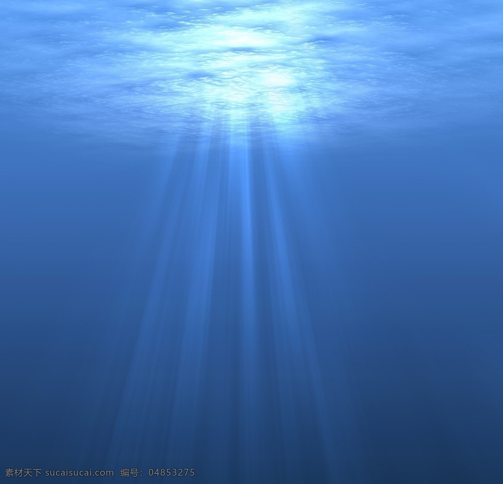 海水 海底 自然 蓝色 水面 波光粼粼 水底 水底世界 光线 海水素材 山水风景 自然景观