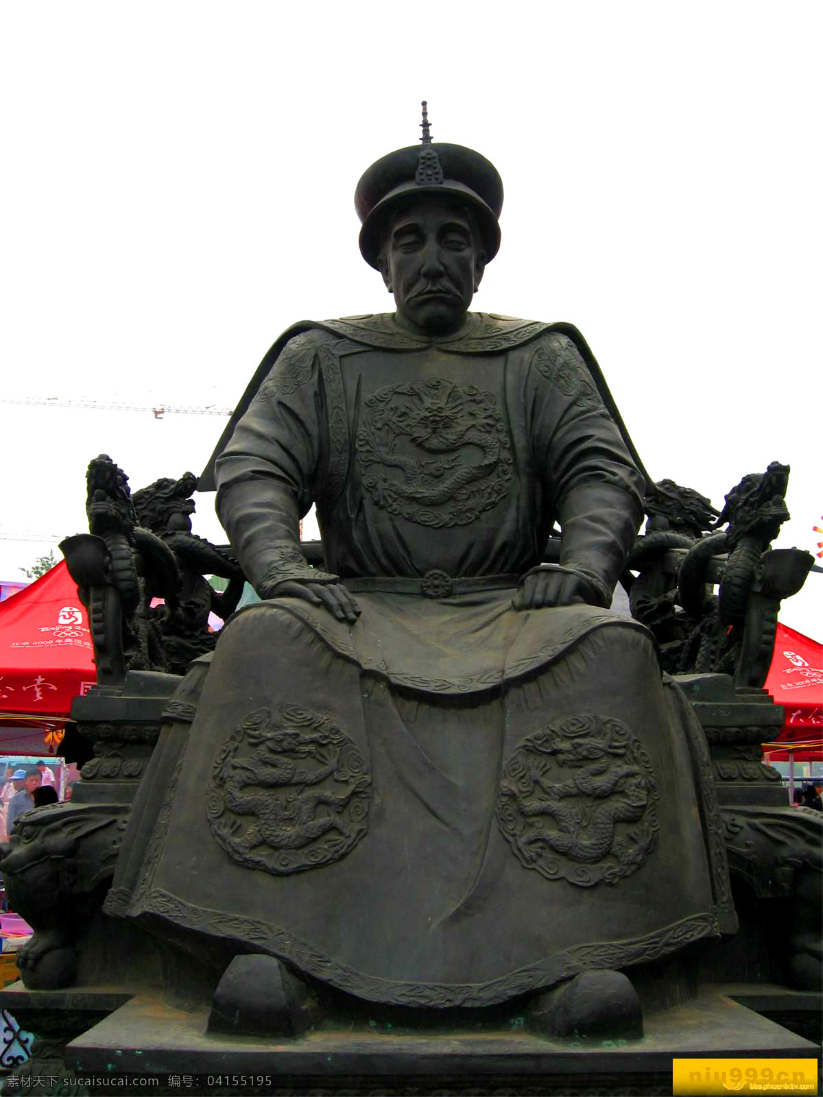 清太祖 努尔哈赤 传统文化 雕塑 雕像 古代 皇帝 清朝 满清 清帝 爱新觉罗 坐像 艺术