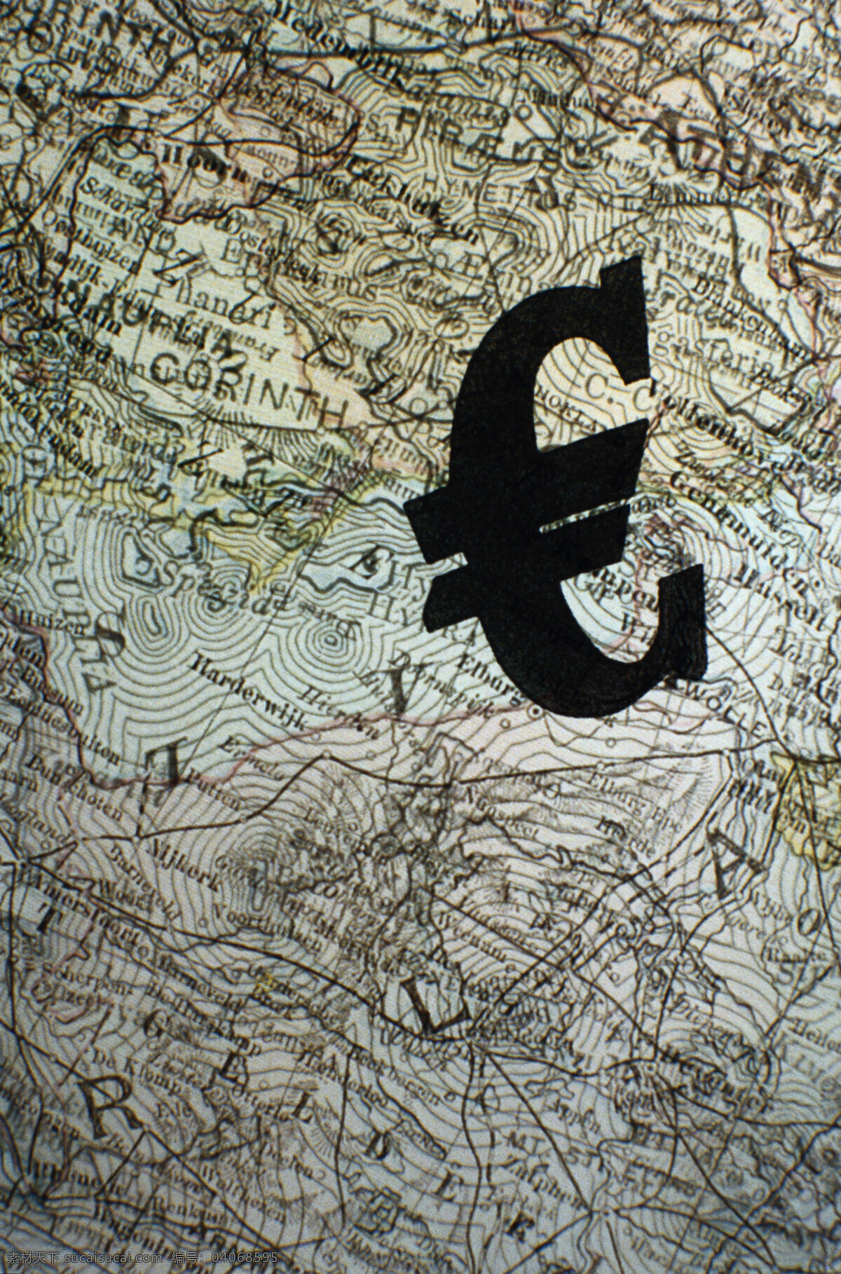 欧元 标识 欧洲 地图 欧元符号 欧洲地图 经济联盟 货币战争 商务金融